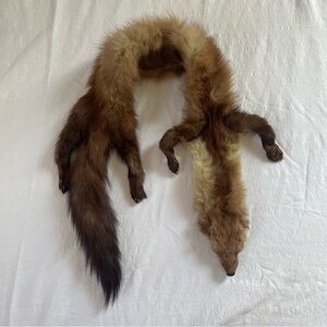 Vintage Fur Stole Scarf